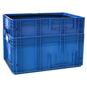 Caja Plástica Azul Cerrada Usada 40 x 60 x 14,7 cm VDA RL-KLT 6147 