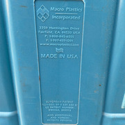 Contenedor Plástico Rejillado MacroBin 48 Usado 122,24 x 122,24 x 133,35 cm