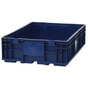 Caja Plástica Azul Cerrada Usada 40 x 60 x 14,7 cm VDA R-KLT