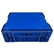 Caja Plástica Azul Cerrada Usada 30 x 40 x 15 cm RL-KLT VDA 4147