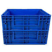Caja Plástica Azul Cerrada Usada 30 x 40 x 15 cm RL-KLT VDA 4147