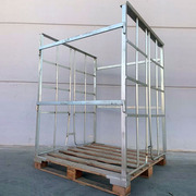 Jaula de Metal B2 Galvanizada Usada 120 x 120 x 165 cm