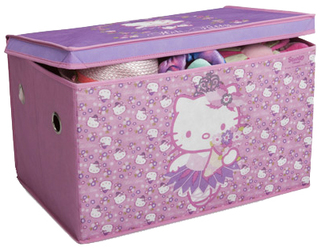 Imagen de Caja de Juguetes Plegable de Tela Hello Kitty  