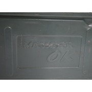 Caja Vintage Industrial Negra Apilable con Puerta Usada Ref.GV493220